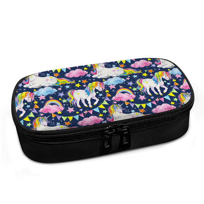 Unicorn Night Festival Pattern Print Insulin Cooler Travel Case