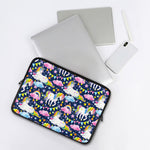 Unicorn Night Festival Pattern Print Laptop Sleeve