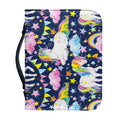 Unicorn Night Festival Pattern Print Leather Bible Cover