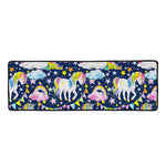 Unicorn Night Festival Pattern Print Long Kitchen Mat