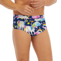 Unicorn Night Festival Pattern Print Men's Briefs