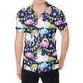 Unicorn Night Festival Pattern Print Men's Shirt