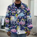 Unicorn Night Festival Pattern Print Men's Shirt Jacket
