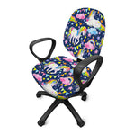Unicorn Night Festival Pattern Print Office Chair Cover