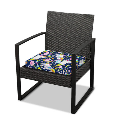 Unicorn Night Festival Pattern Print Outdoor Seat Cushion Cover