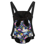 Unicorn Night Festival Pattern Print Pet Carrier Backpack