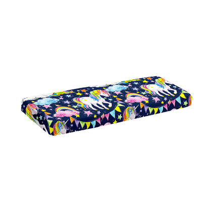 Unicorn Night Festival Pattern Print Piano Keyboard Cover