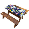 Unicorn Night Festival Pattern Print Picnic Table Cover