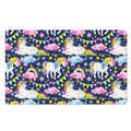 Unicorn Night Festival Pattern Print Polyester Doormat