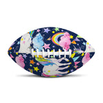 Unicorn Night Festival Pattern Print Rugby Ball