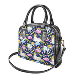 Unicorn Night Festival Pattern Print Shoulder Handbag