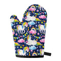 Unicorn Night Festival Pattern Print Single Oven Mitt