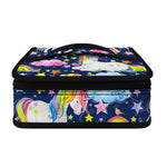 Unicorn Night Festival Pattern Print Small Lunch Bag