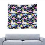 Unicorn Night Festival Pattern Print Tapestry