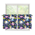 Unicorn Night Festival Pattern Print Tier Curtains