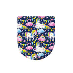Unicorn Night Festival Pattern Print Toilet Lid Cover
