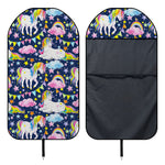 Unicorn Night Festival Pattern Print Waterproof Car Seat Cover