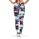 Unicorn Night Festival Pattern Print Women's Leggings