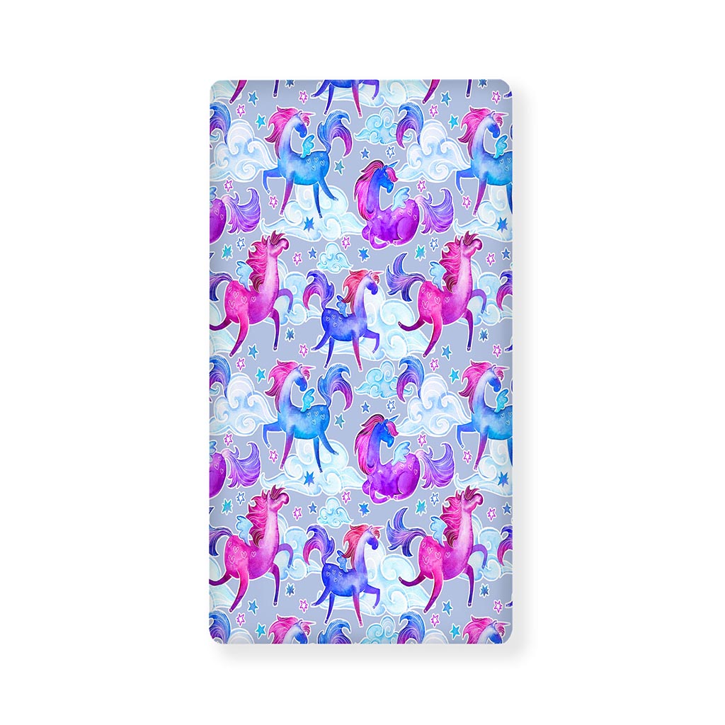 Unicorn Paradise Pattern Print Baby Crib Sheet