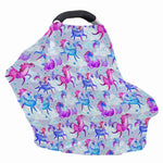 Unicorn Paradise Pattern Print Baby Seat Cover