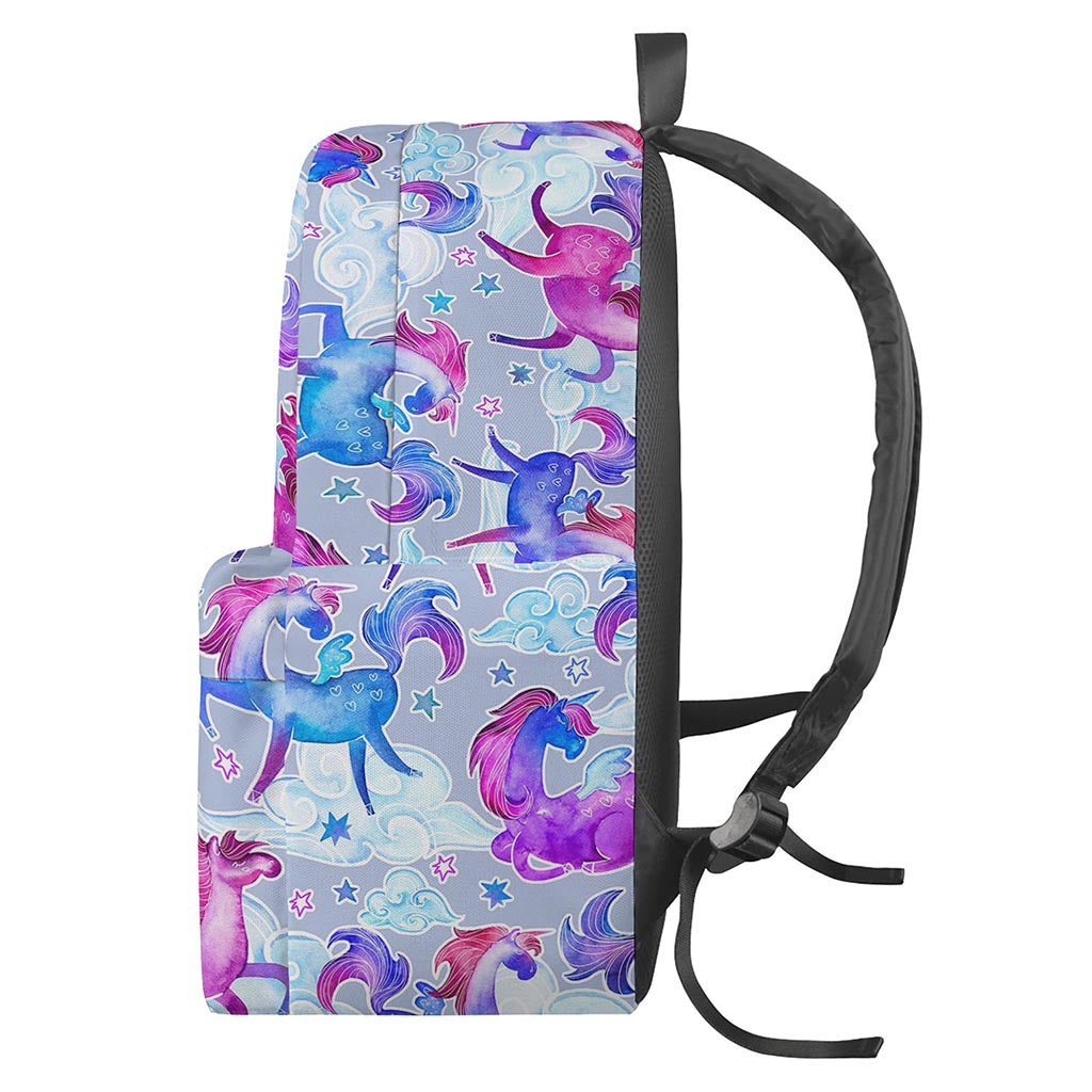 Unicorn Paradise Pattern Print Backpack