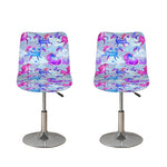 Unicorn Paradise Pattern Print Bar Stool Covers