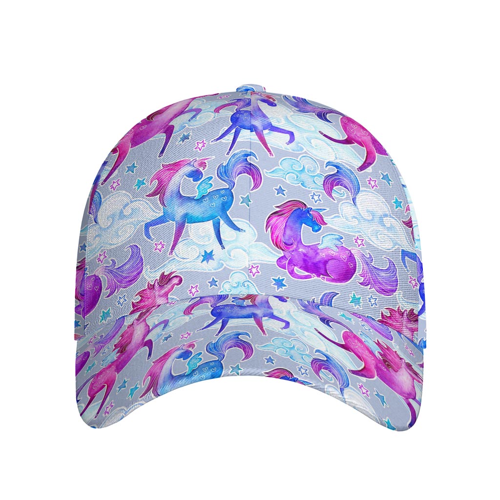 Unicorn Paradise Pattern Print Baseball Cap