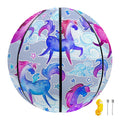 Unicorn Paradise Pattern Print Basketball