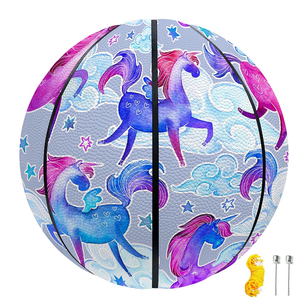 Unicorn Paradise Pattern Print Basketball