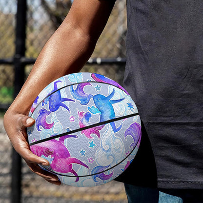 Unicorn Paradise Pattern Print Basketball