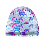 Unicorn Paradise Pattern Print Beanie