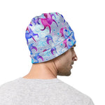 Unicorn Paradise Pattern Print Beanie