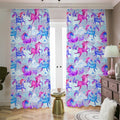 Unicorn Paradise Pattern Print Dimout Pencil Pleat Curtains