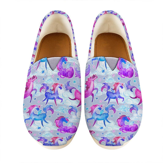 Unicorn Paradise Pattern Print Casual Shoes