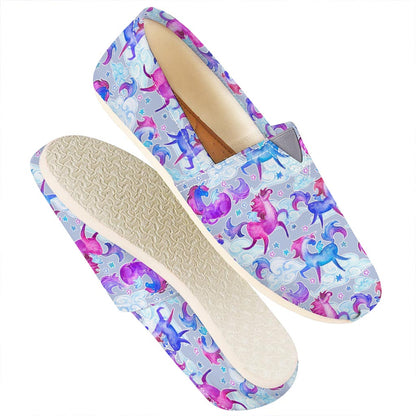 Unicorn Paradise Pattern Print Casual Shoes