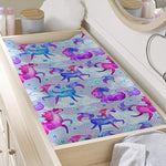 Unicorn Paradise Pattern Print Changing Pad Cover