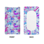 Unicorn Paradise Pattern Print Changing Pad Cover