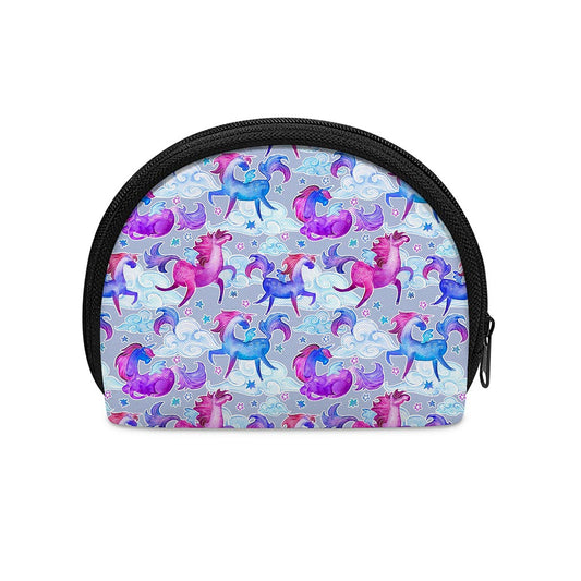 Unicorn Paradise Pattern Print Coin Purse