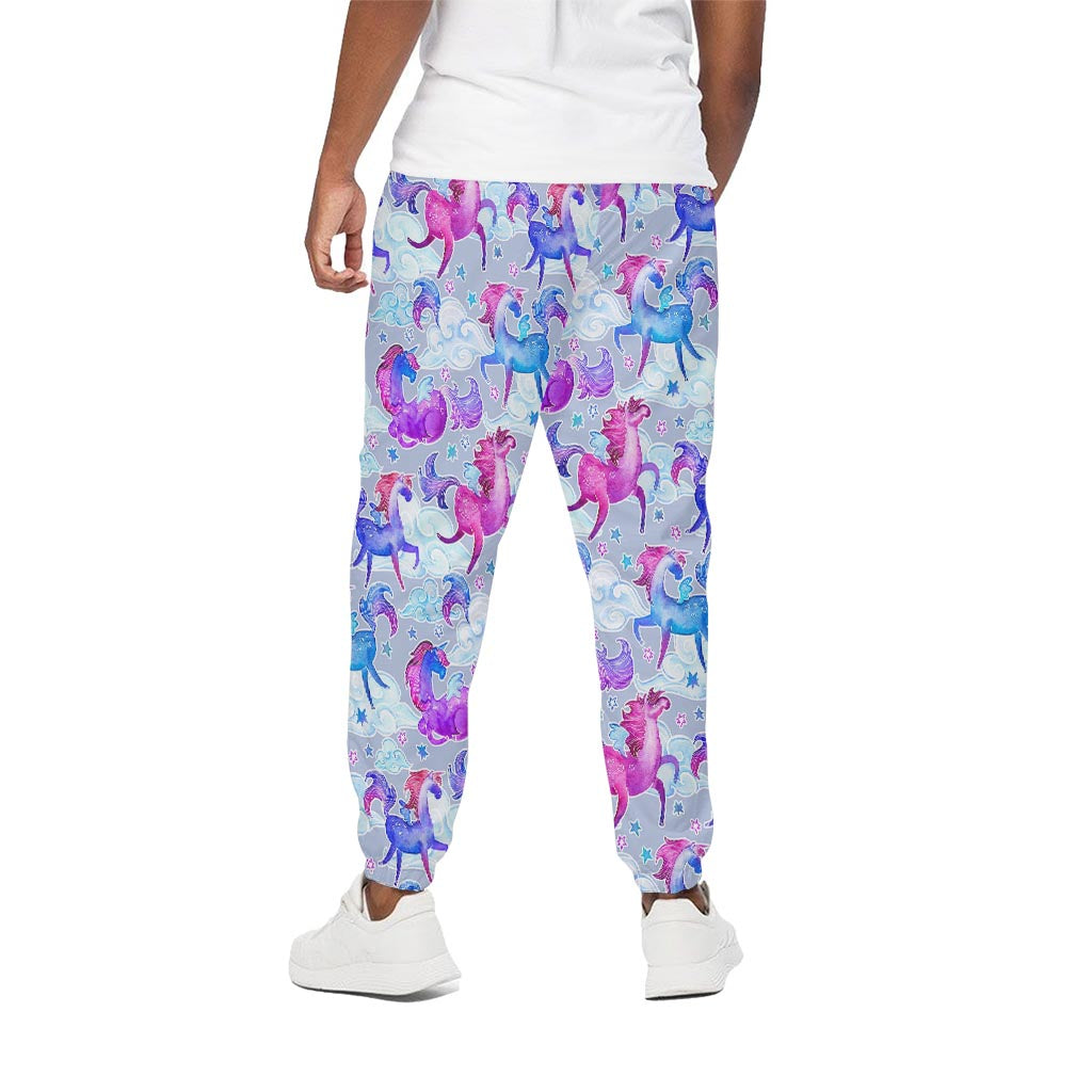 Unicorn Paradise Pattern Print Cotton Pants