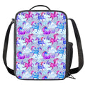 Unicorn Paradise Pattern Print Crossbody Lunch Bag