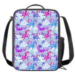 Unicorn Paradise Pattern Print Crossbody Lunch Bag