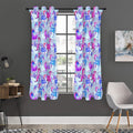Unicorn Paradise Pattern Print Grommet Curtain Panels