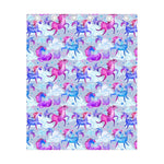 Unicorn Paradise Pattern Print Curtain