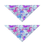 Unicorn Paradise Pattern Print Dog Bandana