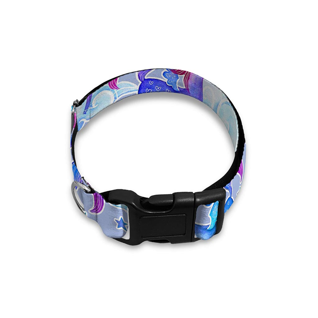 Unicorn Paradise Pattern Print Dog Collar