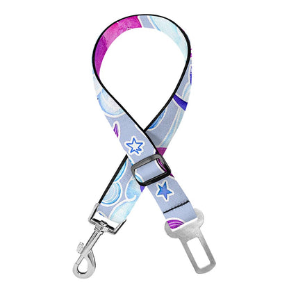 Unicorn Paradise Pattern Print Dog Seat Belt