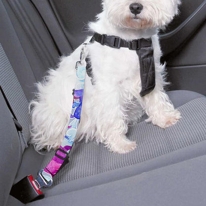 Unicorn Paradise Pattern Print Dog Seat Belt
