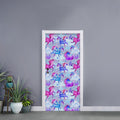 Unicorn Paradise Pattern Print Door Sticker