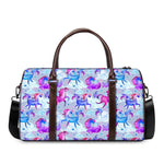 Unicorn Paradise Pattern Print Duffle Bag