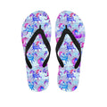 Unicorn Paradise Pattern Print Flip Flops